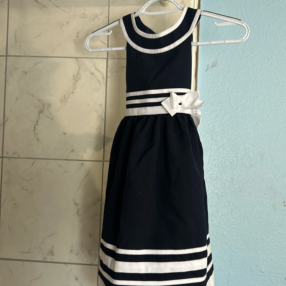 Cute navy and blue dress